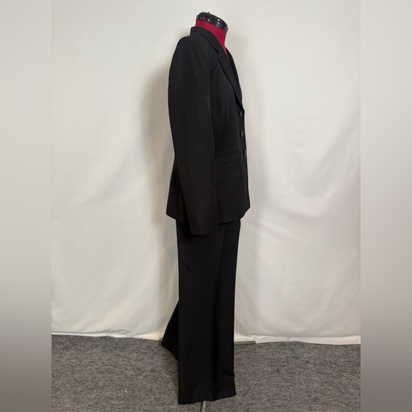 Evan Picone Pantsuit Woman's Size14 Black 2-Piece Set Blazer & Pants - Picture 11 of 14
